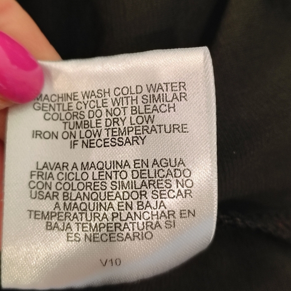 A.U.W Strappy Black Sleeveless Stretch Blouse Top  Women Medium 90s Witchy Chic - Picture 7 of 9